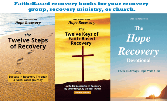 Hope Recovery Faith-Based Books